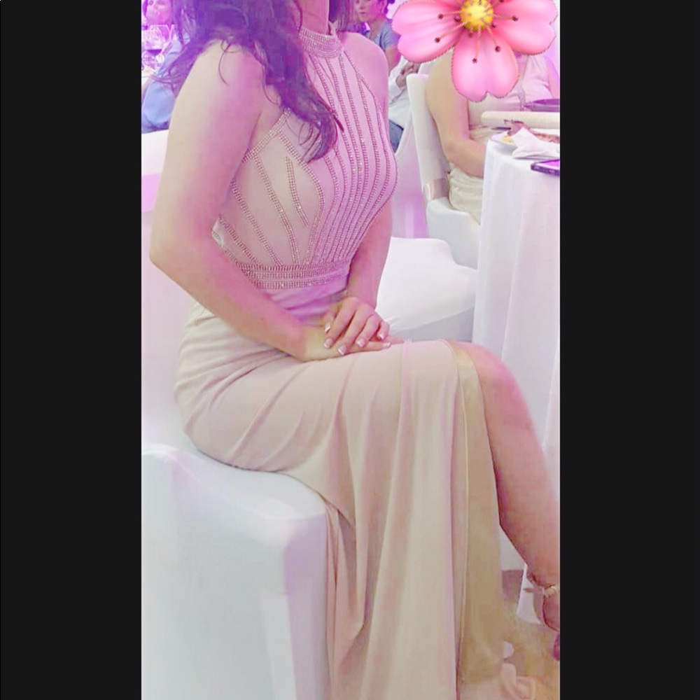 Pink gown
